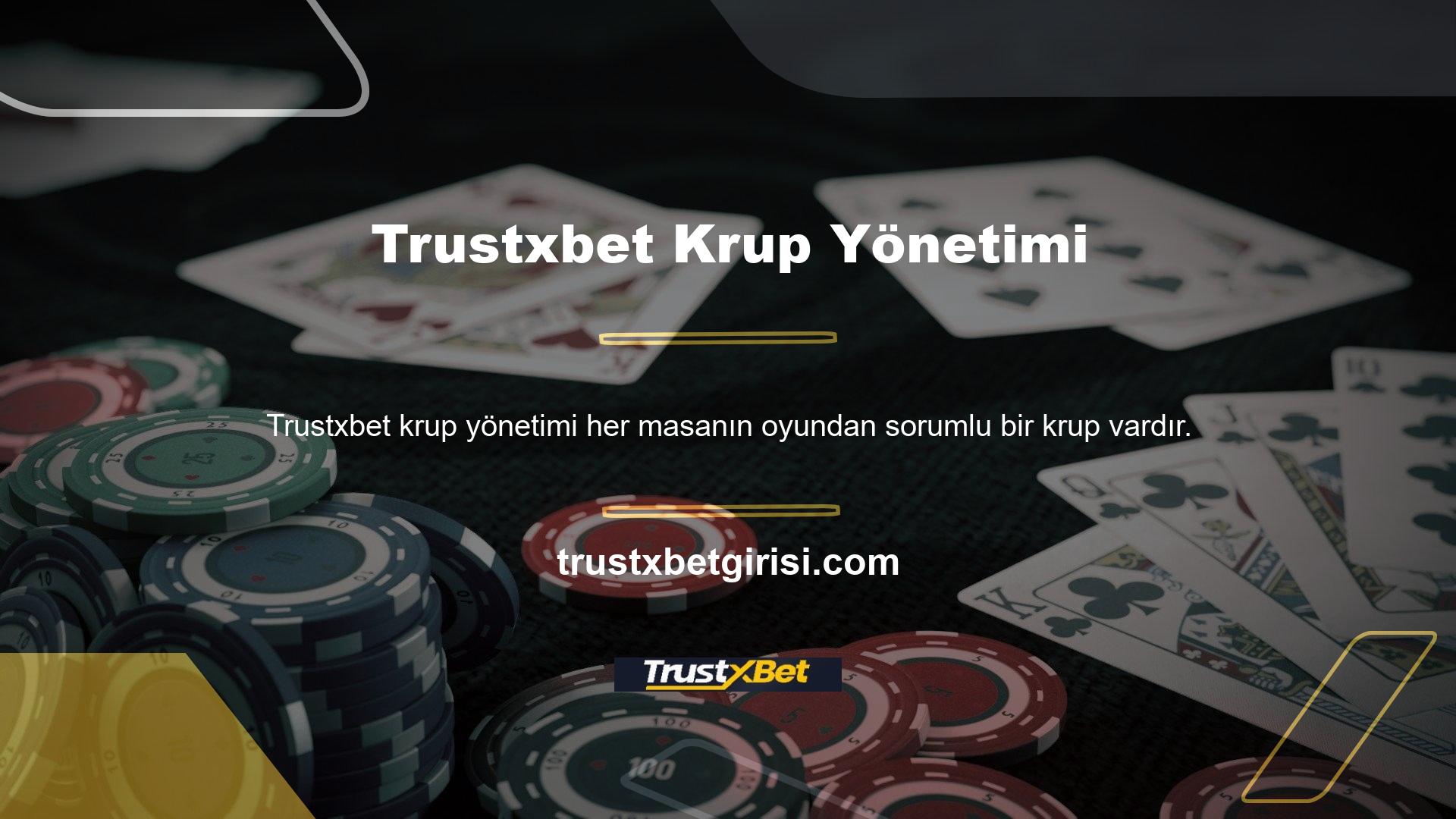 Bir Trustxbet Live casino oyunu seçtikten hemen sonra, casino ile bir bağlantı kurulur ve yeni bir ekran açılır